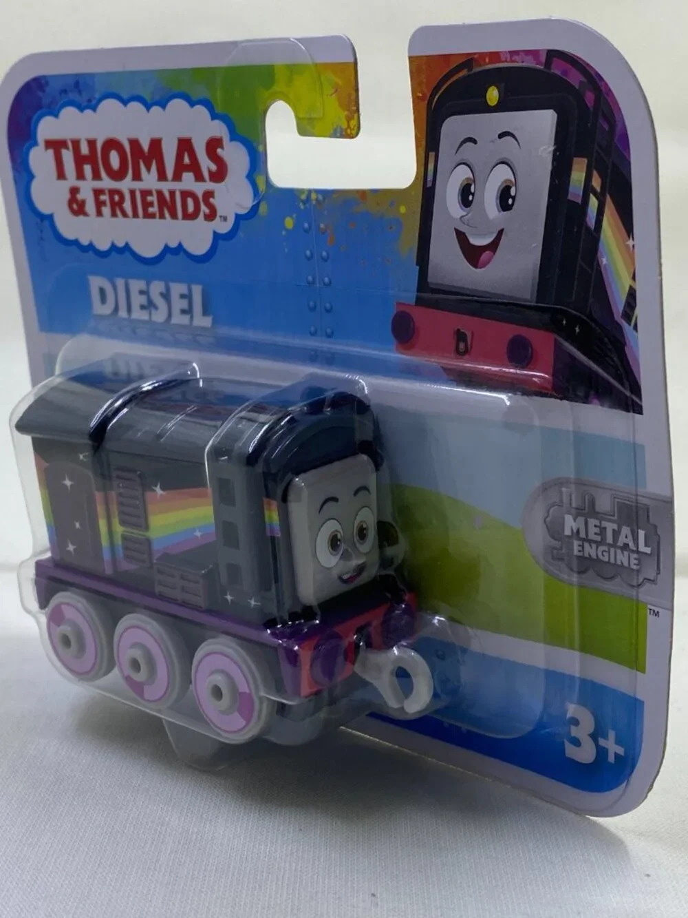 Thomas & Friends Rainbow Diesel Metal Engine NIP Mattel